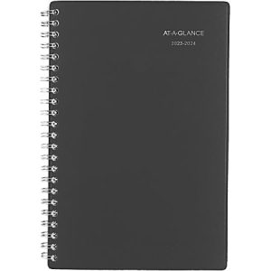 2023-2024 AT-A-GLANCE DayMinder Academic Weekly/Monthly Planner, 5" x 8", Charcoal, July 2023 to June 2024, AYC20045