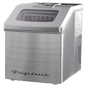 Frigidaire 40-Lb Freestanding Ice Maker, Silver