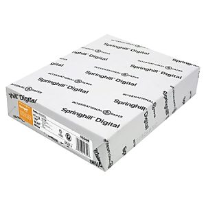 Springhill Digital Index Card Stock, Letter Size (8 1/2" x 11"), 92 (U.S.) Brightness, 110 Lb, Ream Of 250 Sheets