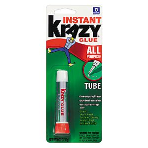 Krazy Glue, Original Formula, Clear, .07 Oz. Tube