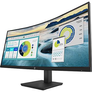 HP P34HC G4 34" WQHD Curved Screen LCD Monitor