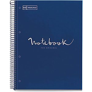 Roaring Spring Fashion Tint Wirebound Notebook, 8 1/2" x 11", 1 Subject, Blue