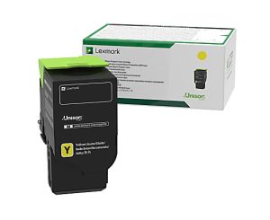 Lexmark 78C10Y0 Return Program Yellow Toner Cartridge