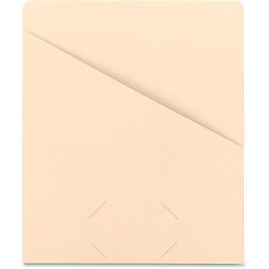 Smead Slash Jackets, Letter Size, 8 1/2" x 11", Manila, Pack Of 25 Jackets