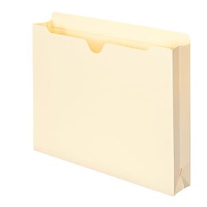 Smead® Expanding Reinforced Top-Tab File Jackets, 2" Expansion, Letter Size, Manila, Box Of 50
