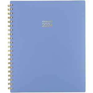 2024-2025 AT-A-GLANCE Harmony 13-Month Weekly/Monthly Planner, 8-1/2" x 11", Blue, January 2024 To January 2025, 1099-905-20