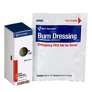 First Aid Only SmartCompliance Burn Dressing Refill, 4" x 4", White