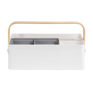 U Brands Mod Office Caddy, 3-15/16H x 8-1/2W x 13D, White