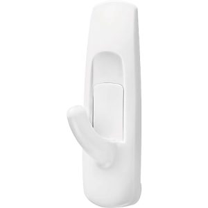 3M Command Utility Hooks, Medium, 5-5/8" x 3-13/16" x 5-1/8", White, Box Of 37 Hooks