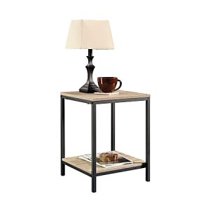 Sauder North Avenue Side Table, 20"H x 15-1/2"W x 15-1/2"D, Charter Oak