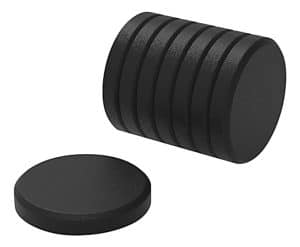 U Brands® High Energy Metal Magnets for Glass Dry Erase Boards, 1.25®, Black, Pack of 8