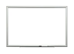 3M Magnetic Dry-Erase Whiteboard, 60" x 36", Aluminum Frame With Silver Finish
