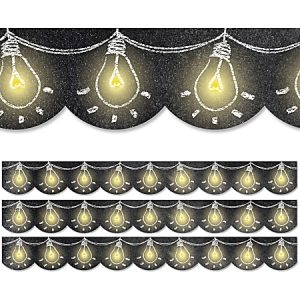 Creative Teaching Press EZ Borders, Lightbulbs, 48 Per Pack, Set Of 3 Packs