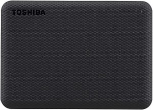 Toshiba Canvio Advance Portable External Hard Drive, 4TB, Black