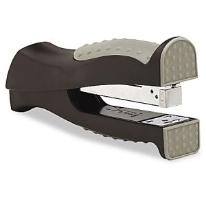 SKILCRAFT AbilityOne® Stand-Up Vertical Grip Stapler, 30 Sheets Capacity, Black/Gray