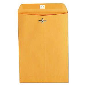 Universal Center-Seam 6 1/2" x 9 1/2" Manila Envelopes, Clasp Closure, 28 Lb, Brown Kraft, Box Of 100