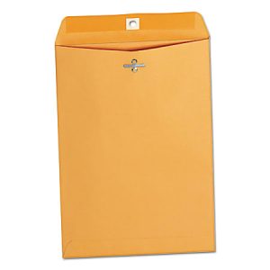 Universal Center-Seam 7 1/2" x 10 1/2" Manila Envelopes, Clasp Closure, 28 Lb, Brown Kraft, Box Of 100