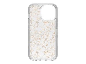 OtterBox Symmetry Series Clear - Back cover for cell phone - MagSafe compatibility - polycarbonate, synthetic rubber - wallflower - for Apple iPhone 13 Pro