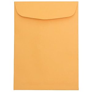 Manila envelope with a closed flap, displayed vertically on a plain background.