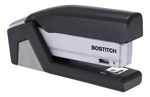 Bostitch® InJoy™ 20 Spring-Powered Compact Stapler, 20 Sheets Capacity, Black/Gray