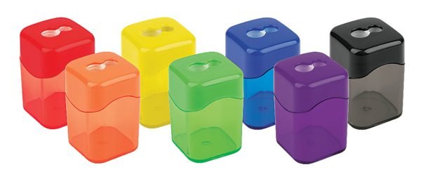 Office Depot Brand Manual Pencil Sharpener, Assorted Colors