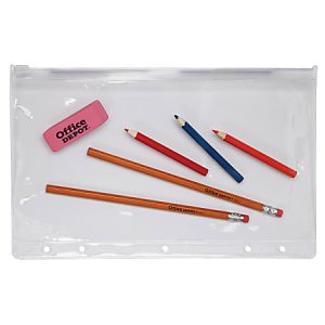 Office Depot Brand Vinyl Storage Pouch, Clear