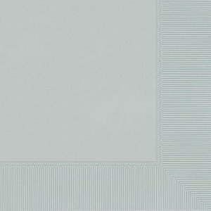Amscan Beverage Napkins, 5" x 5", Silver, 100 Napkins Per Pack, Case Of 6 Packs