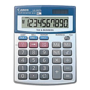 Canon LS-100TS Calculator