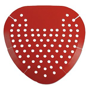 Boardwalk Urinal Screen, Cherry Fragrance, Red, Box Of 12
