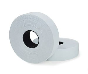 Office Depot Brand 2-Line Price-Marking Labels, White, 1,750 Labels Per Roll, Pack Of 2 Rolls