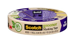 Scotch 234 Greener General Purpose Masking Tape, 1" x 60 Yd.