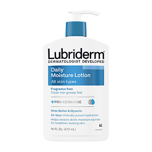 Lubriderm Daily Moisture Lotion, Fragrance-Free, 16 Fl. Oz