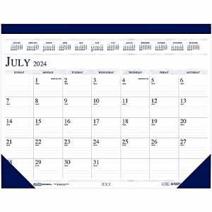 2024 calendar showing July with holidays indicated, including Independence Day on the 4th, in a monthly grid format.