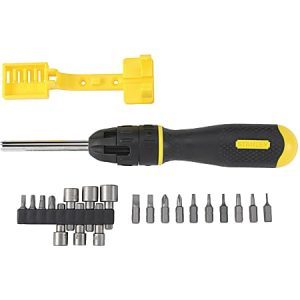 Stanley 62-574 20-Piece Multi-Bit Screwdriver Set - Alloy Steel - Ergonomic Handle, Slip Resistant, Corrosion Resistant