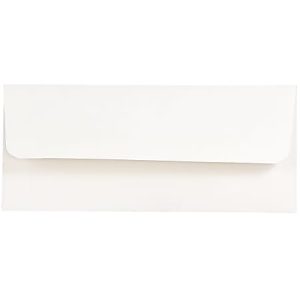 Plain white business envelope with a closed flap, centered on a white background.