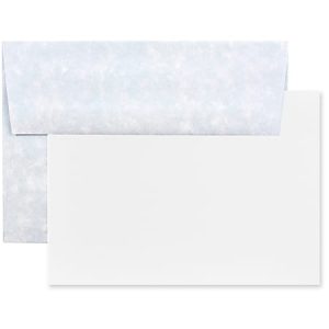 White business envelope with an open flap, resting on a white background.