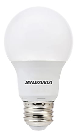Sylvania A19 800 Lumens LED Bulbs, 8.5 Watt, 2700 Kelvin/Soft White, Pack Of 6 Bulbs