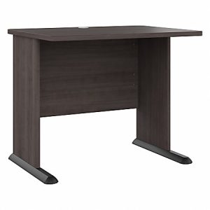 Bush Business Furniture Studio A 36"W Small Computer Desk, Storm Gray, Standard Delivery