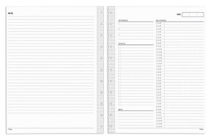 TUL Discbound Undated Daily Refill Pages, 8-1/2" x 11", Undated, 50 Sheets