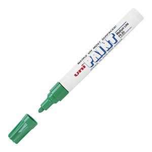 uni-ball Oil-Based Paint Marker, Medium Point, Green Ink