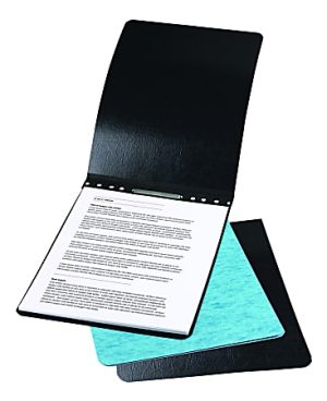 ACCO Presstex Top-Bound Report Binder, 2-3/4" CC, 8-1/2" x 14", 60% Recycled, Light Blue
