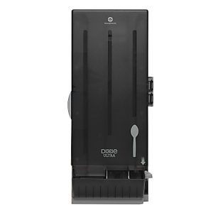 Dixie Smart Stock by GP Pro Series-O Classic Spoon Dispenser, 24 3/4"H x 10"W x 8 3/4"D, Translucent Black