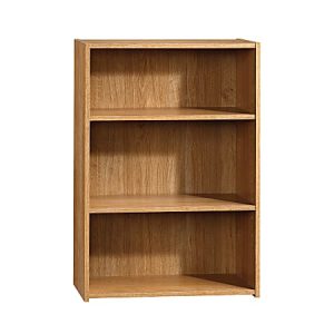 Sauder Beginnings 36"H 3-Shelf Bookcase, Highland Oak