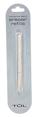 TUL Mechanical Pencil Eraser Refills, White, Pack Of 3 Refills