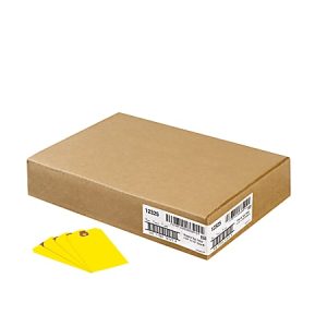 Avery Colored Shipping Tags - 4.75" Length x 2.37" Width - 1000 / Box - Yellow