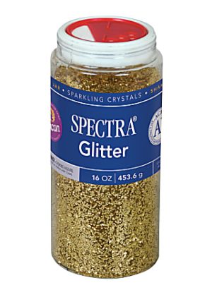 Pacon Glitter, Shaker-Top Can, Gold
