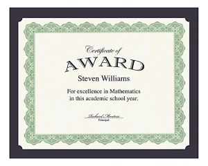 Geographics Recycled Certificate Holder - Navy - 30% Recycled - 10 / Pack
