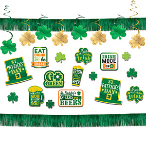 Amscan 244290 St. Patrick's Day Bar Decorating Kit