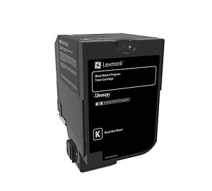 Lexmark 74C10K0 Return Program Black Toner Cartridge