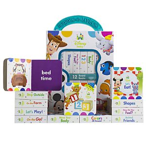 Phoenix International Kids' My First Library Disney Baby Books, Set Of 12 Books